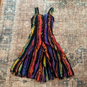 Vintage 90s Multi-color Jumpsuit